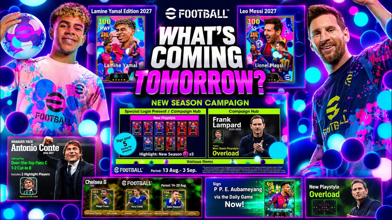 eFootball 2027: свежее ОБНОВЛЕНИЕ! Новые функции, геймплей, кампании и многое другое