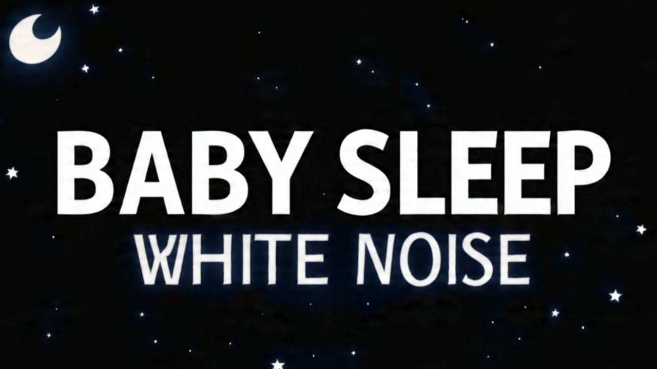 Baby Sleep White Noise 🌙 Deep Calm for Newborns & Adults | No Music