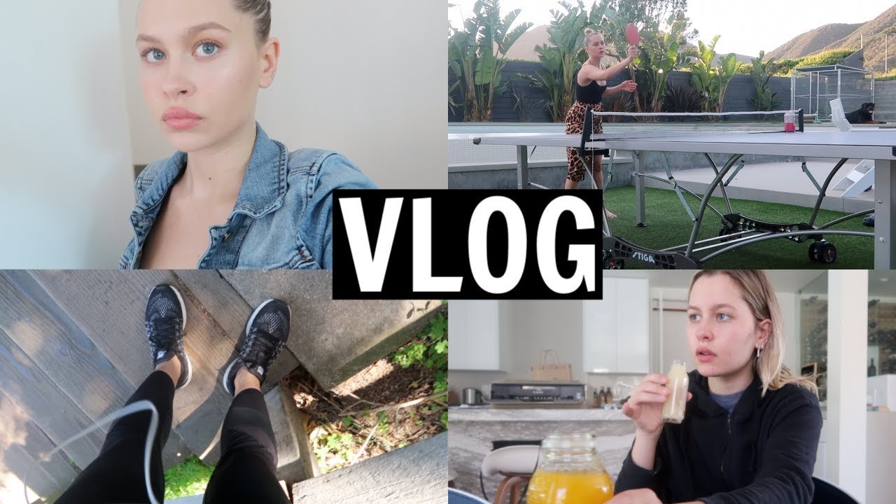 VLOG: Shoots, wellness shots, workouts