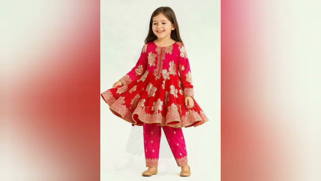 Beautiful dress design || viral dress design || trending dress design || dress design for baby girl😍