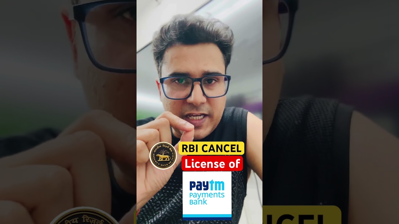🚨 BREAKING: RBI Cancels Paytm Payments Bank License 🚨#bankingexams rbi #paytmpaymentbank