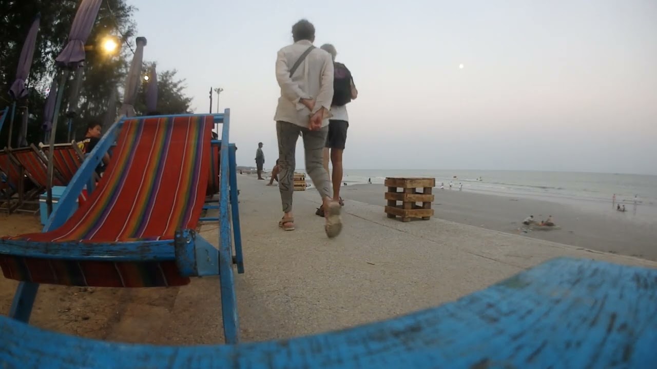 Cha Am 🇹🇭 — Uncut Walking Through Thailand part 110