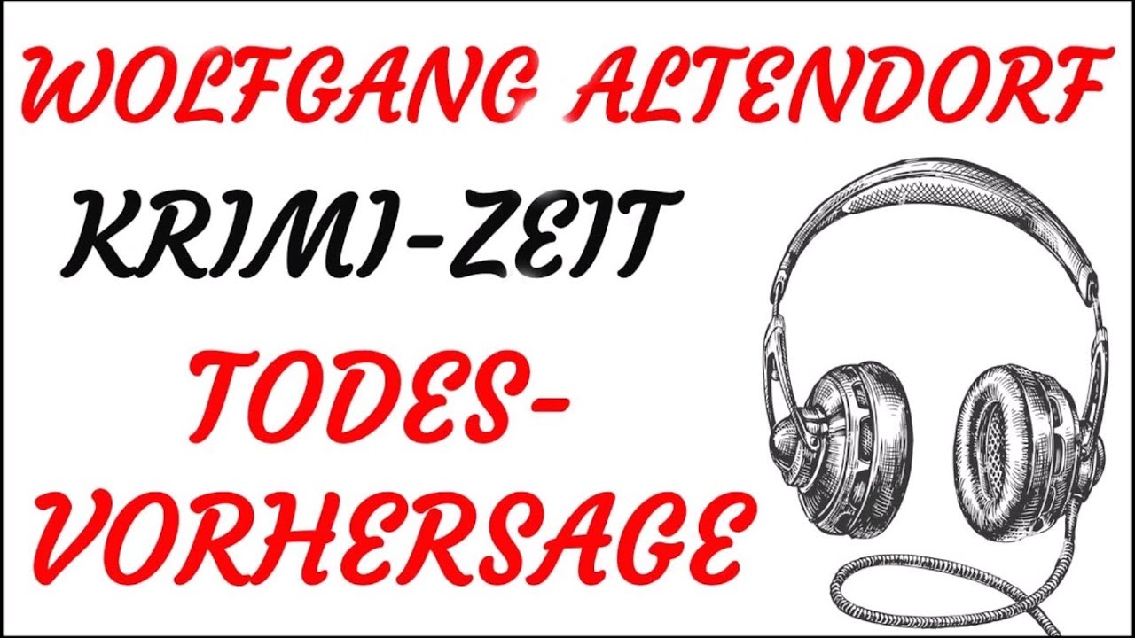 KRIMI Hörspiel - Wolfgang Altendorf - TODESVORHERSAGE (1967)