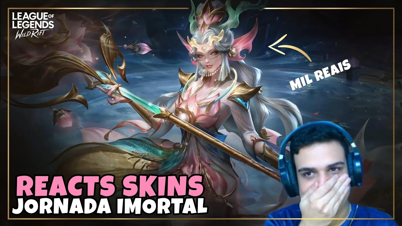 REAGINDO A NOVA SKIN DA NAMI (E OUTRAS) DE MIL REAIS DO WILD RIFT
