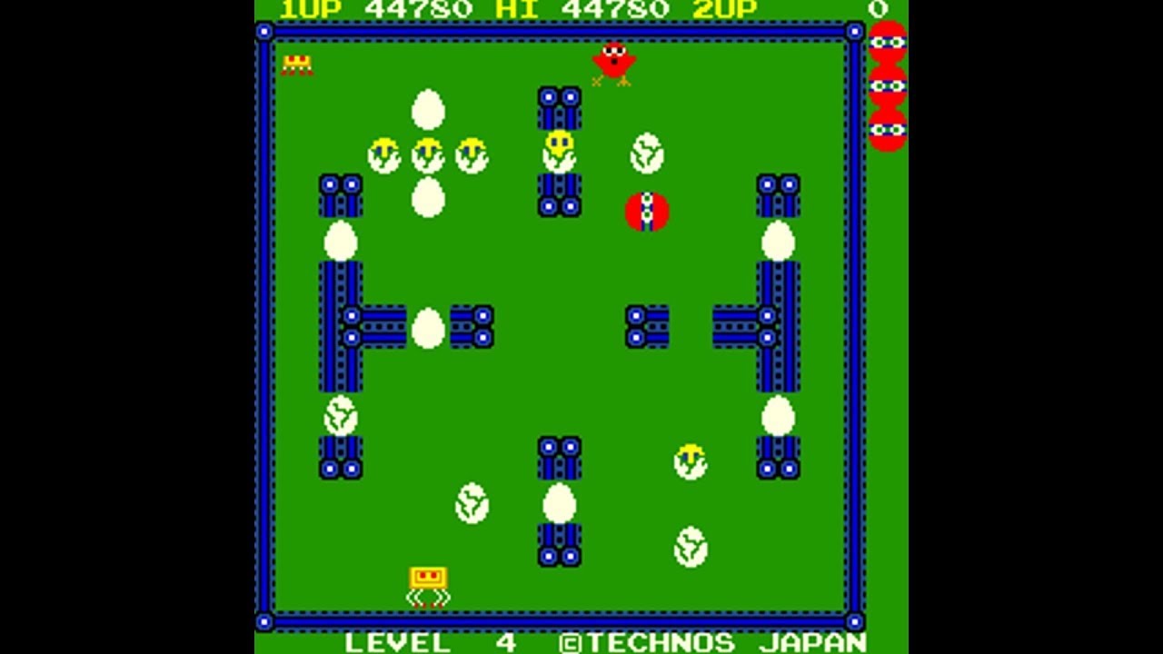 Scrambled Egg [Arcade Longplay] (1983) Technos Japan