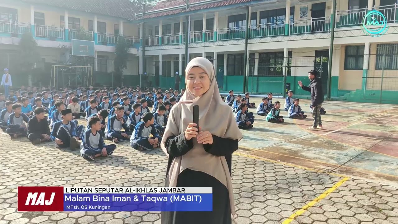 Suasana Malam Bina Iman & Taqwa (MABIT) di MTsN 5 Kuningan