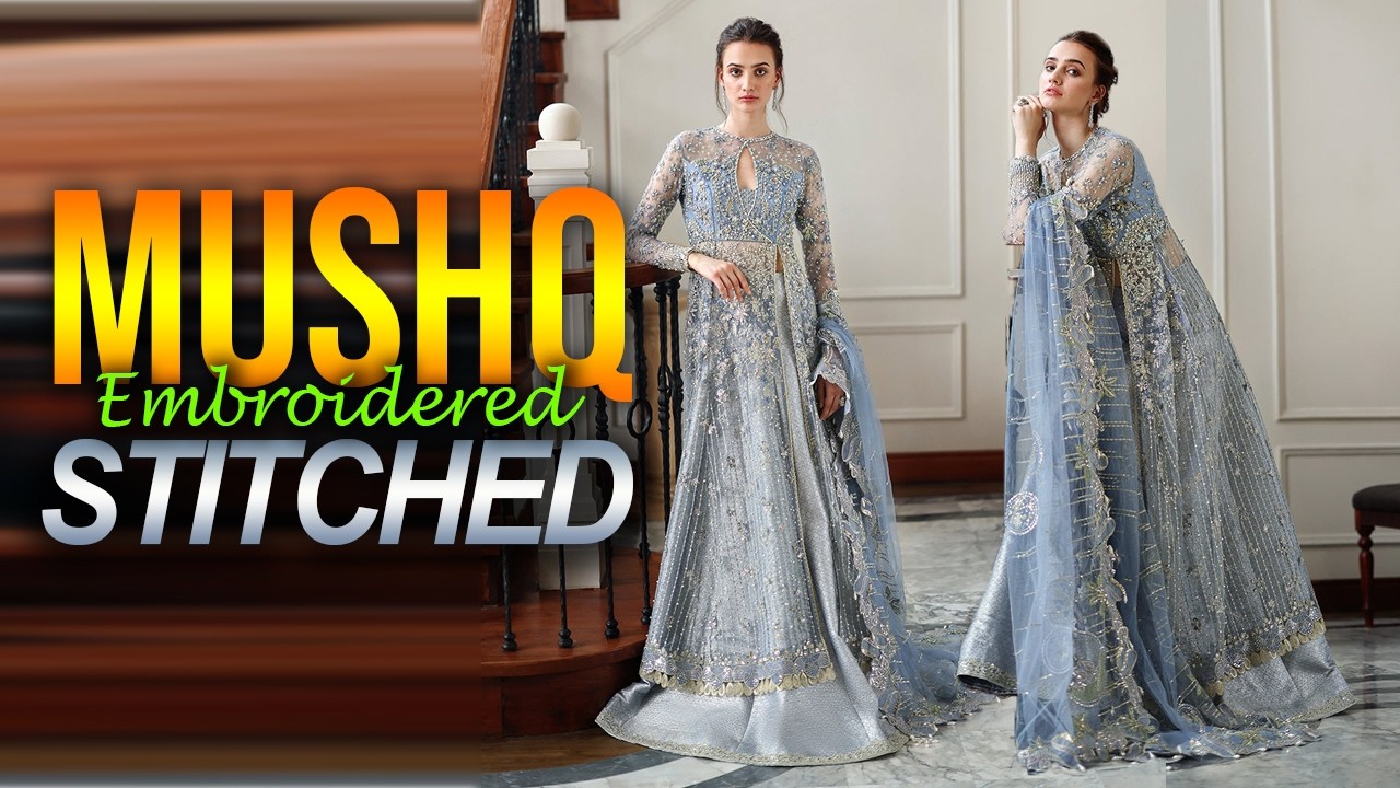 Mushq New Embroidered Collection 2026 STITCHED Dress | Code Anastassia