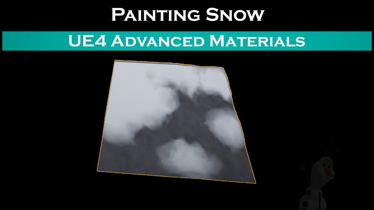 Ue4: advanced materials (Ep. 32 vertex painting snow)