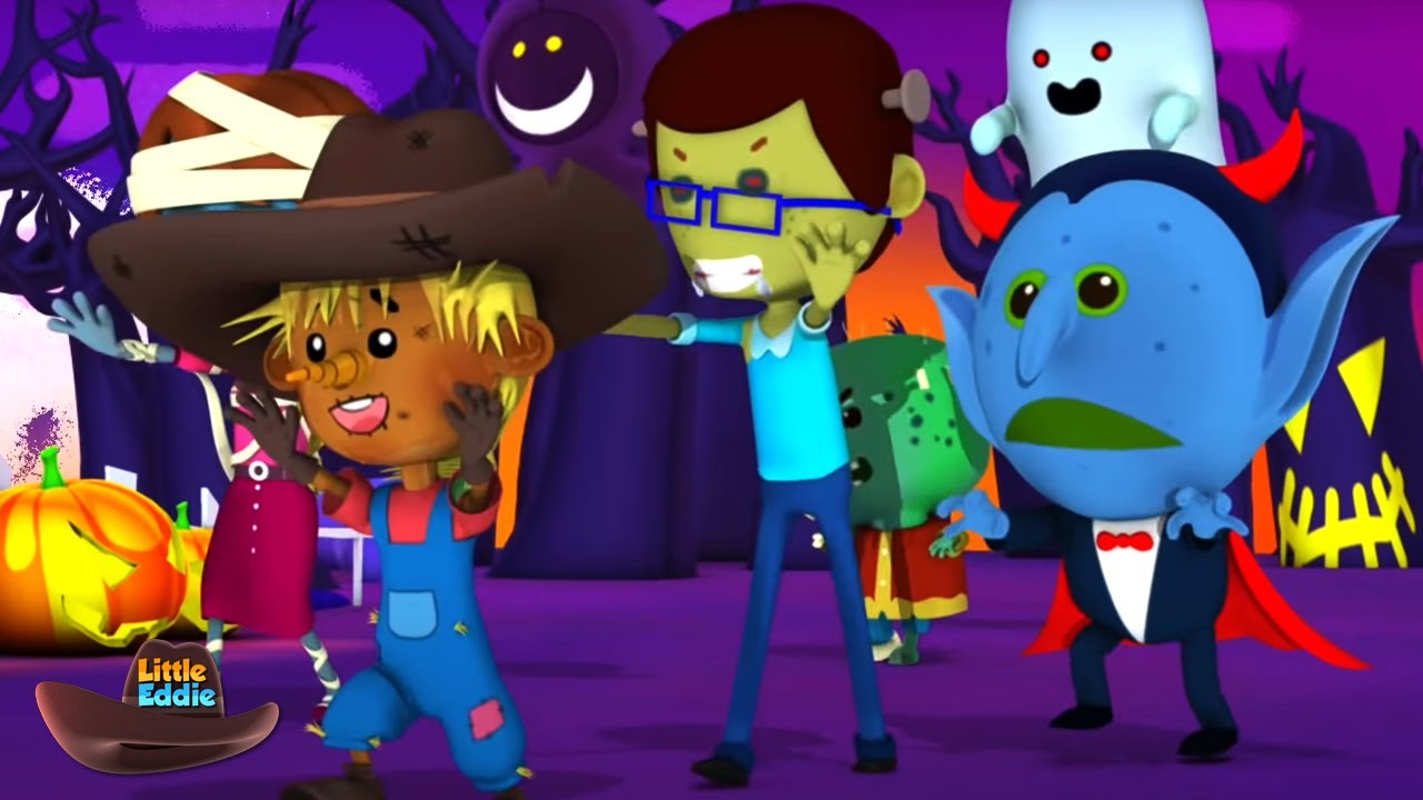 Você Não Pode Correr é Halloween | Canções do dia das bruxas | Animação | Musica para bebes