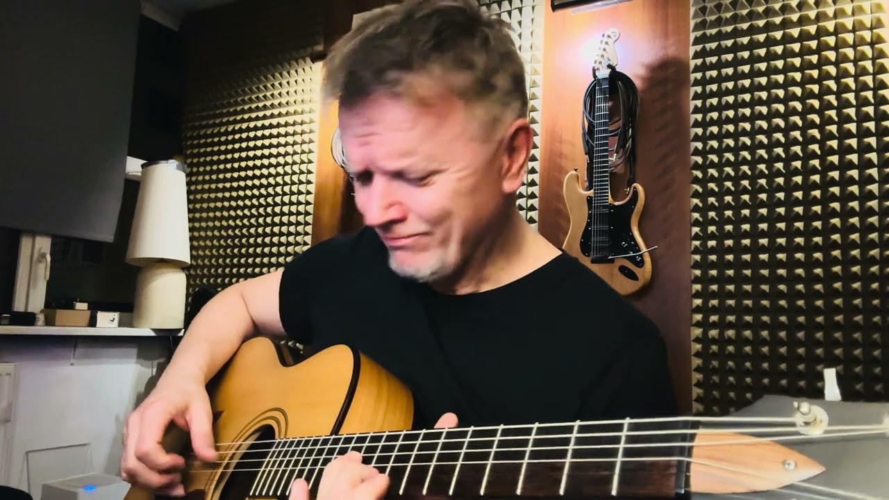 JEFF BECK  on acoustic Guitar - Chester Robson Glinski 