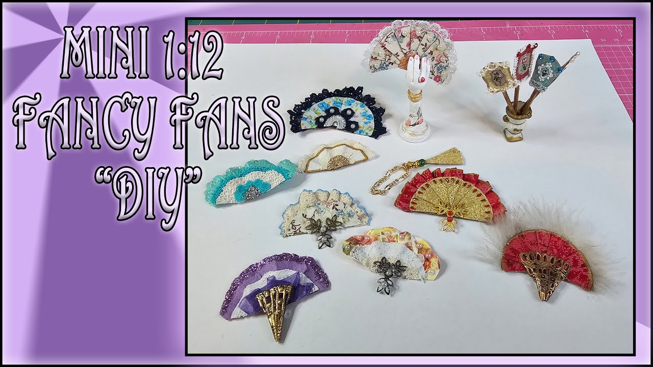 Miniature Fun Fancy Fans 