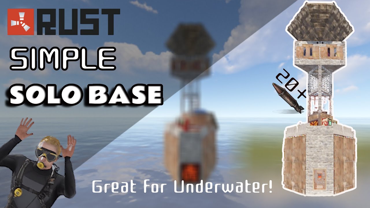 FUMBLE SHACK ● Rust Best Base - SOLO