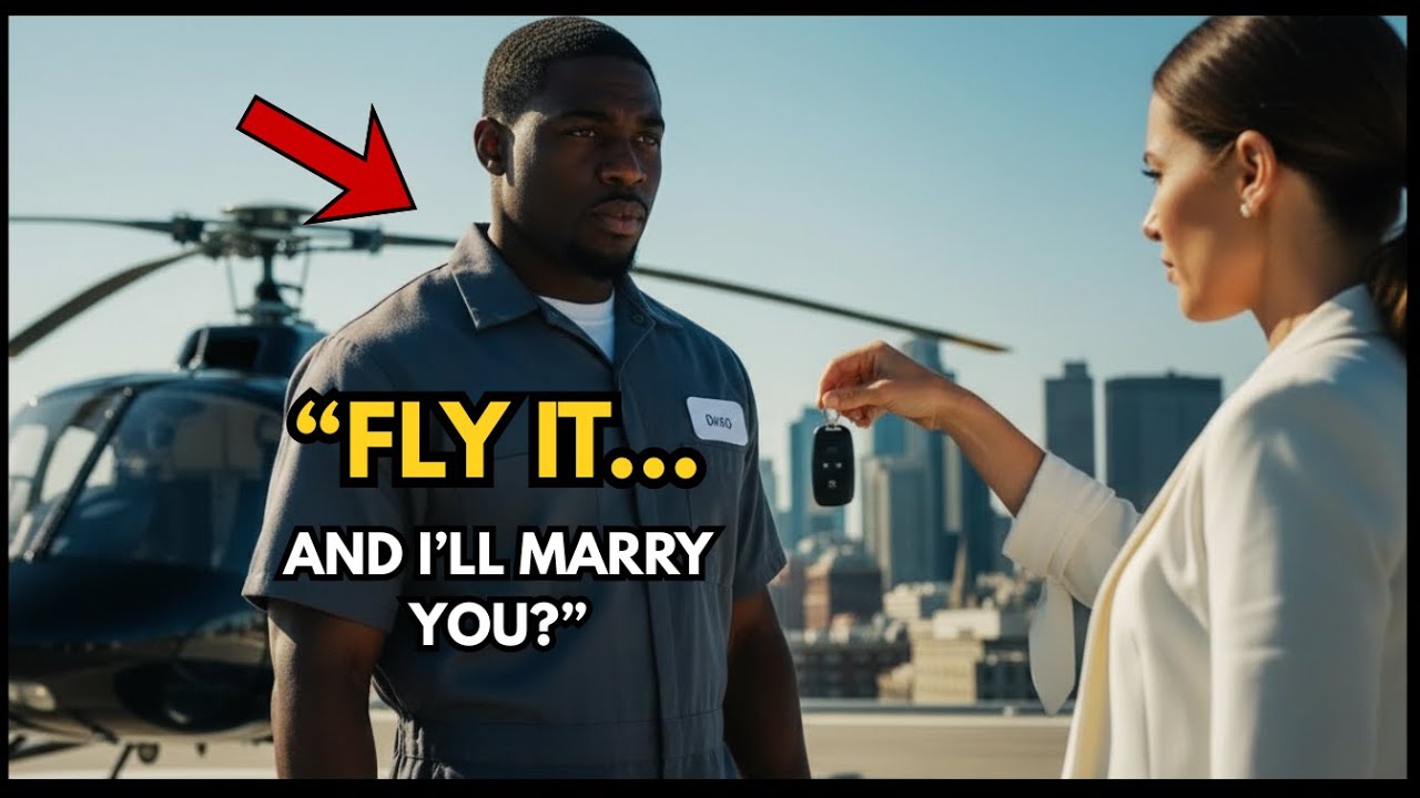 The CEO Mocked the Janitor ‘Fly This Helicopter and I’ll Marry You’ — But His True Identity Left Her