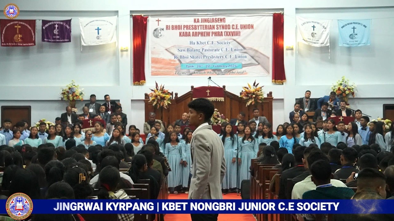 KBET NONBRI JUNIOR C.E SOCIETY | JINGIASENG RI BHOI PRESBYTERIAN SYNOD C.E UNION KABA 28