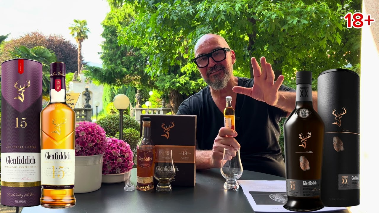 # 115. 3 х Glenfiddich  ( 15 лет  40% + Projekt XX  47% + Fire & Cane 43%