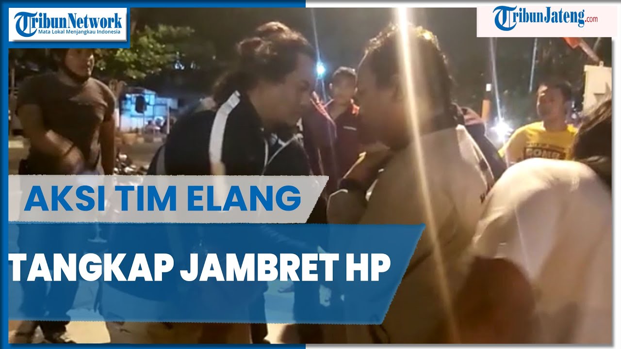 Apes, Jambret HP di Depan Mata Tim Elang Polsek Semarang Utara