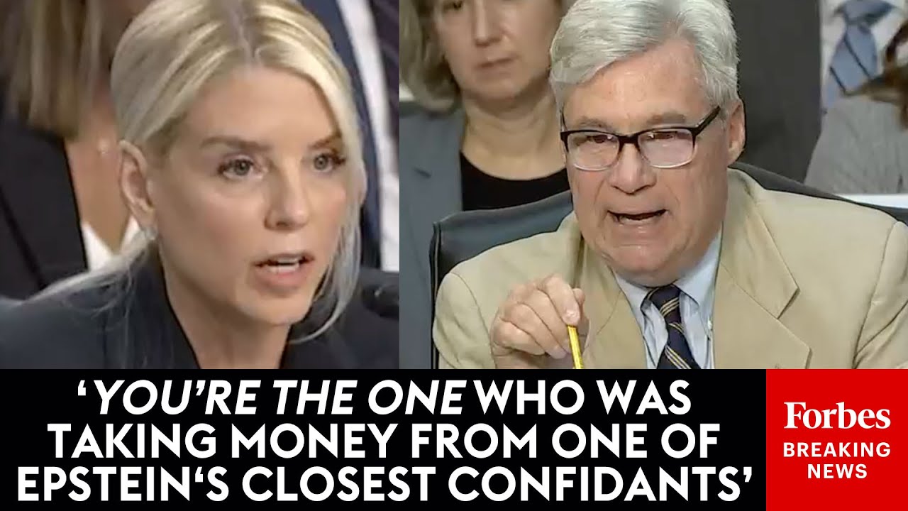 BREAKING NEWS: Whitehouse And Bondi Have Brutal Confrontation As He Asks About Epstein, Trump