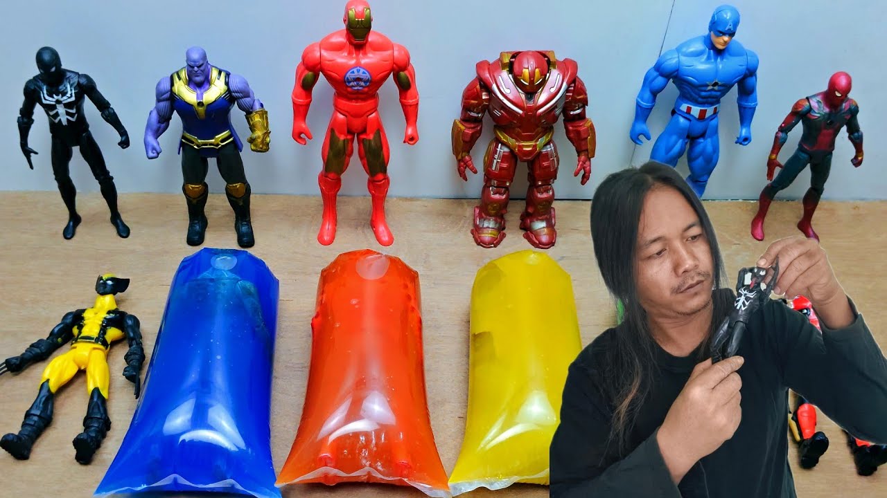 Unboxing & Review Mainan Avengers#3 Superhero, Harga Murah, Ironman, Spider-Man, Hulk, Thanos