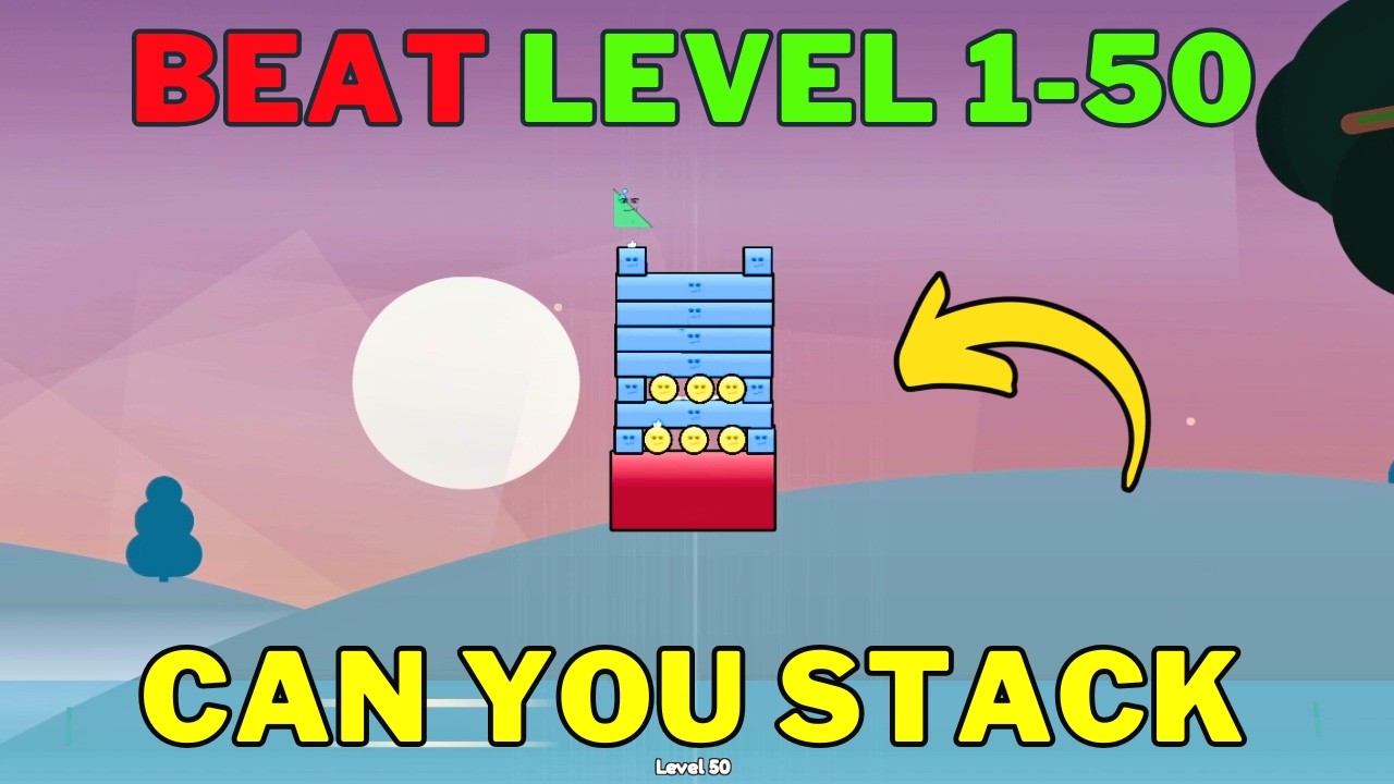 Roblox Can You Stack: Full Walkthrough Guide (Levels 1-50) Easy