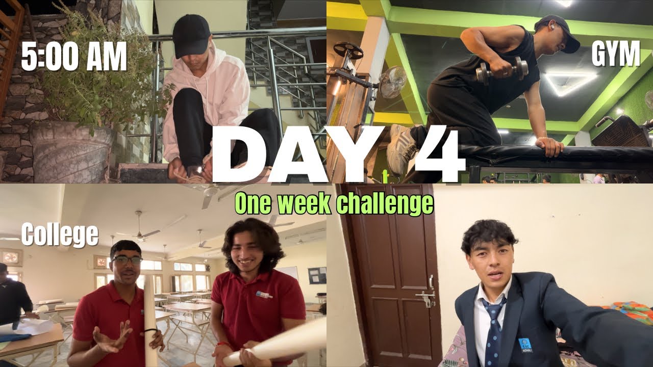 Day 4 | College Day Didn’t Go as Planned 😔 | One Week Challenge