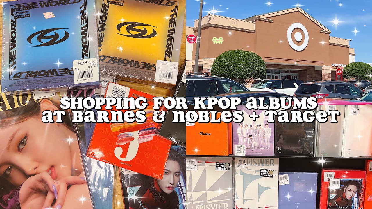 ☆ SHOPPING FOR KPOP ALBUMS AT BARNES & NOBLES + TARGET ☆