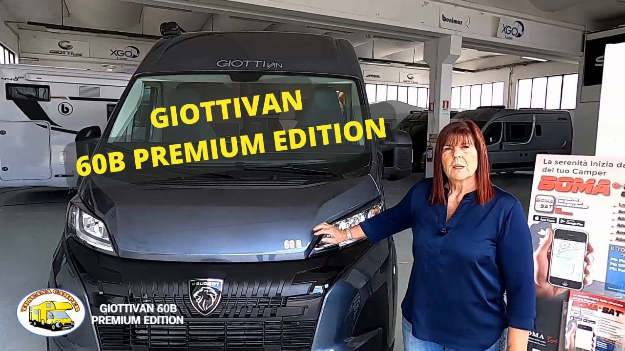 GIOTTIVAN 60B PREMIUM EDITION: il lusso e l'agilità in 6 metri! Il van esclusivo per la coppia 💎