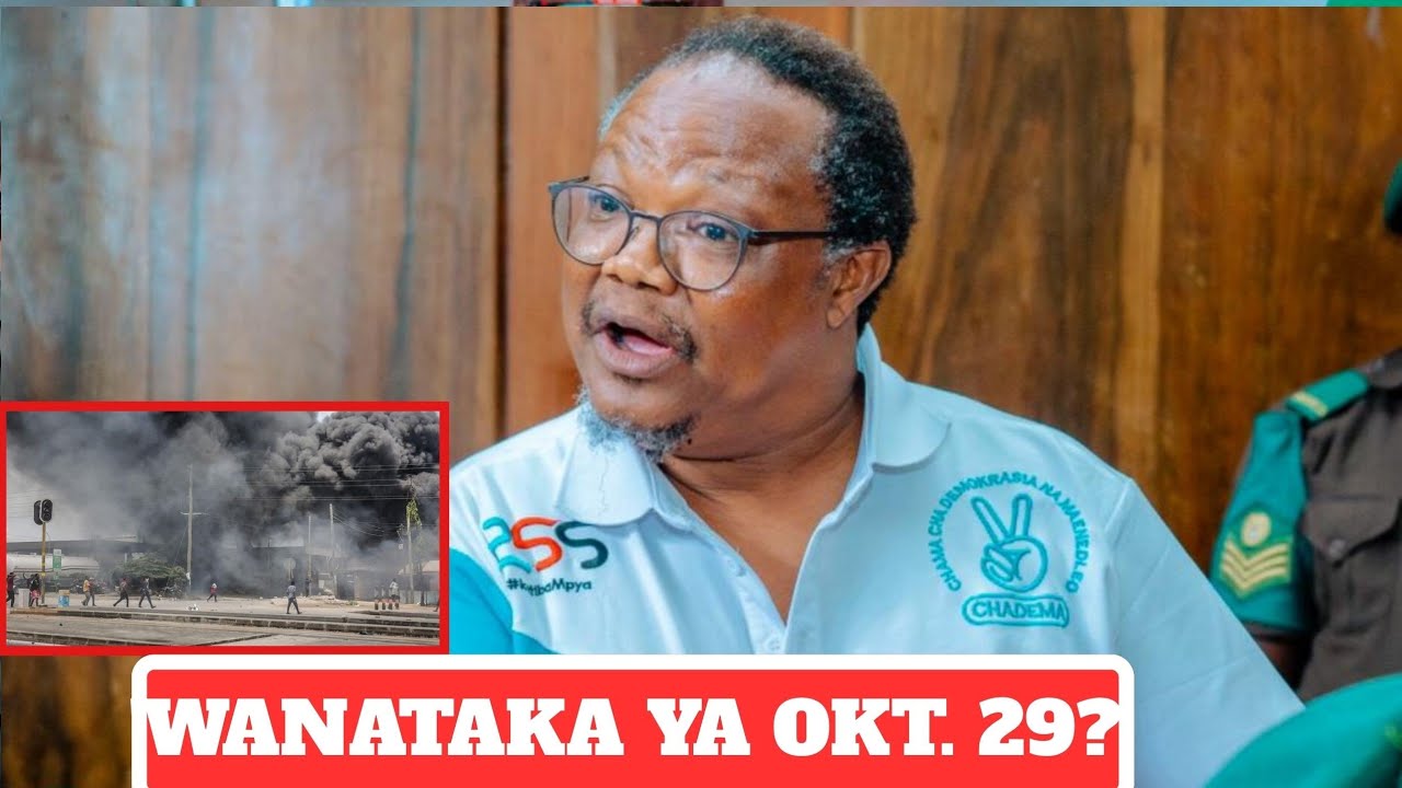 WANATAKA TUZUNGUMZE YA OKTOBA  29, WATAYAWEZA?/ LISSU ACHARUKA MAHAKAMANI AKIPINGA USHAHIDI WA ZIADA
