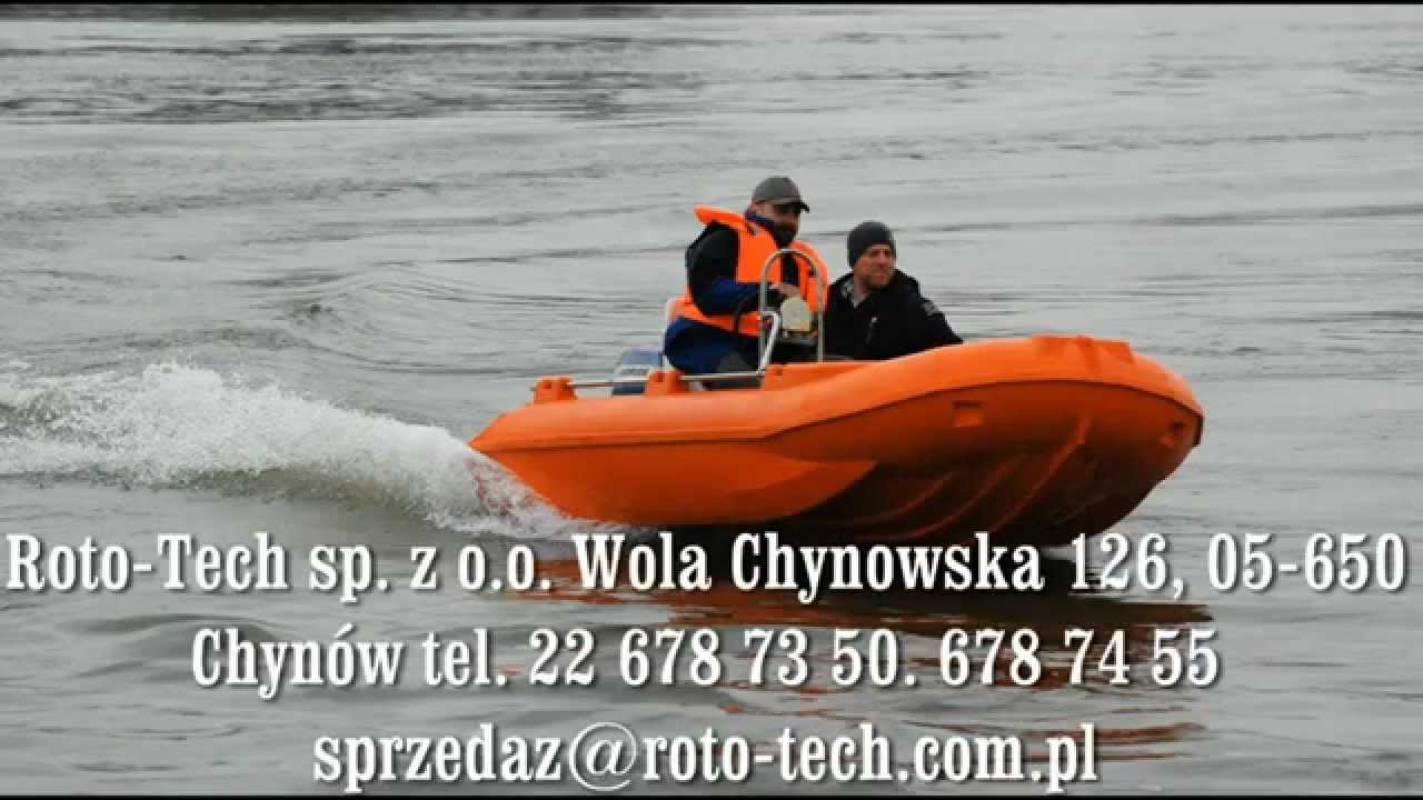 Łódź z polietylenu KONTRA 350
