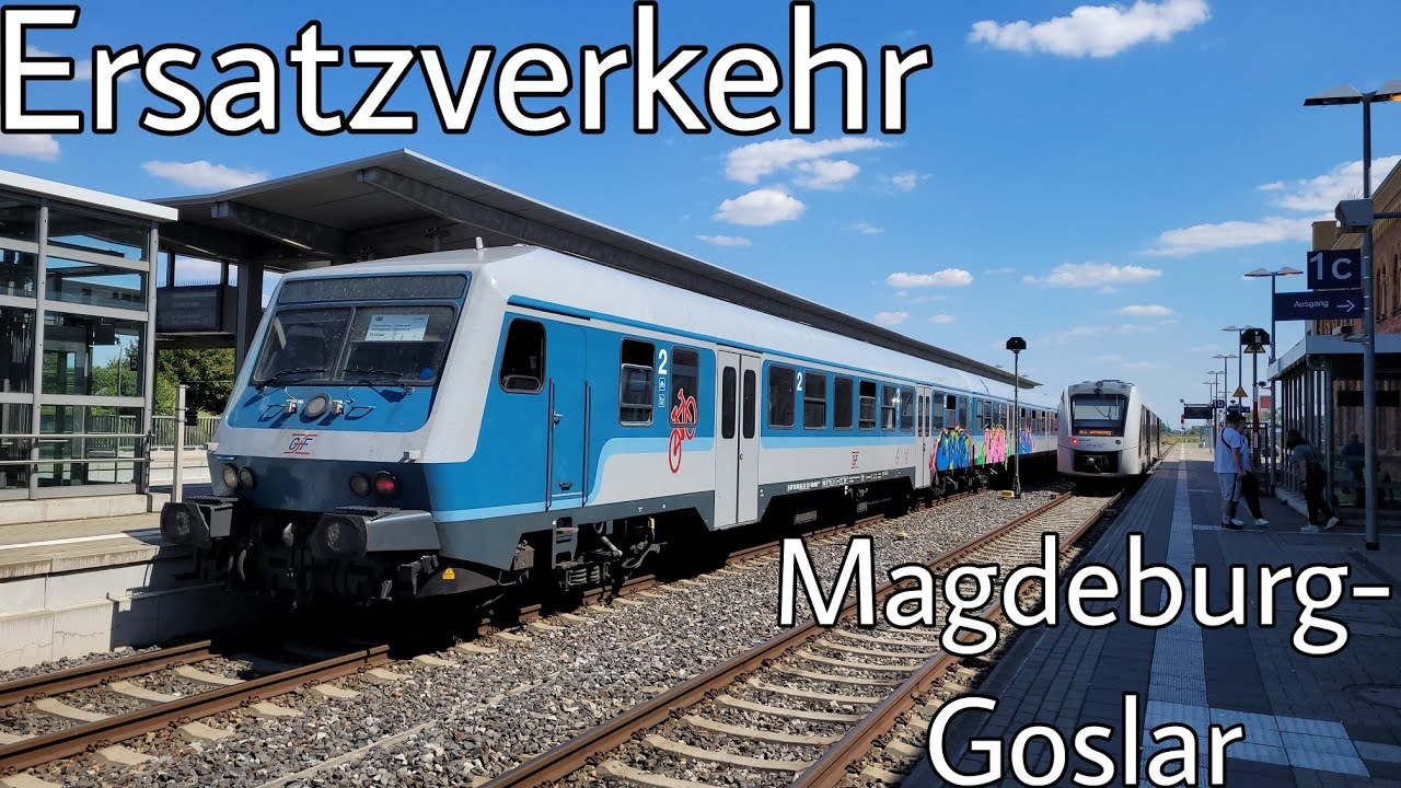 Abellio Rail Mitteldeutschland | RE21 Verstärker von Magdeburg nach Goslar (BR218 + n-Wagen)