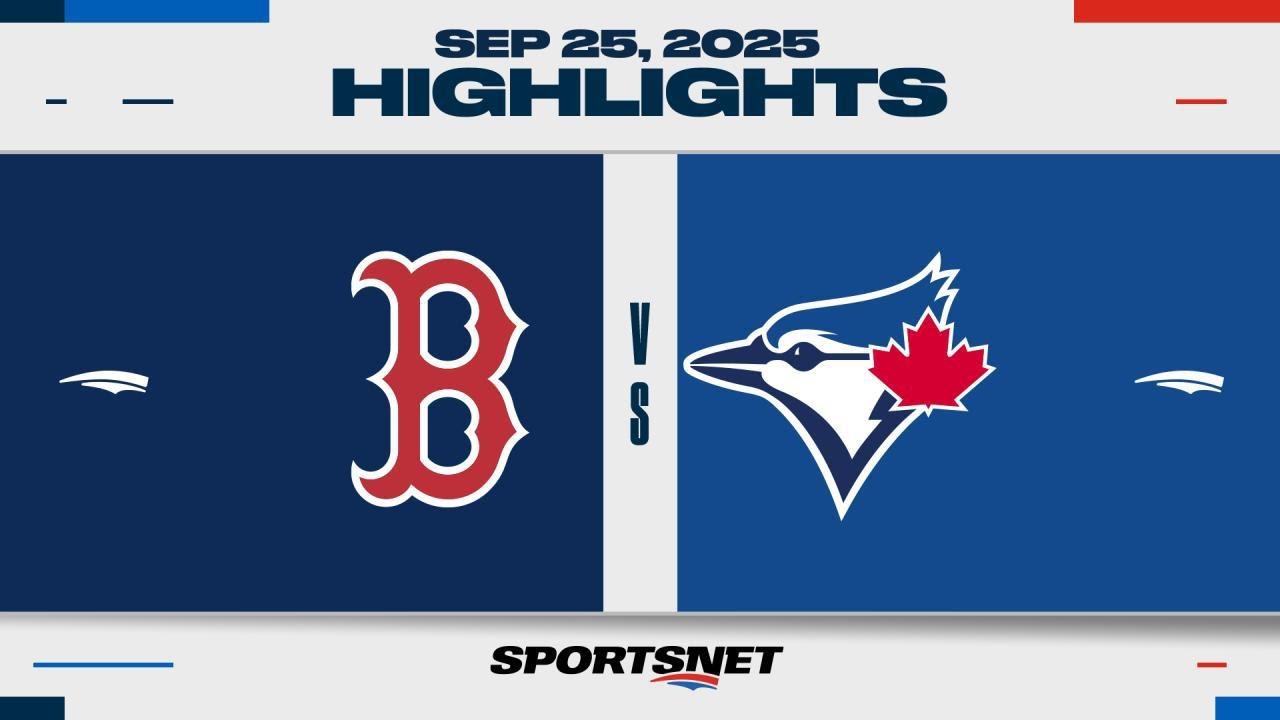 MLB Highlights | Red Sox vs. Blue Jays - September 25, 2025