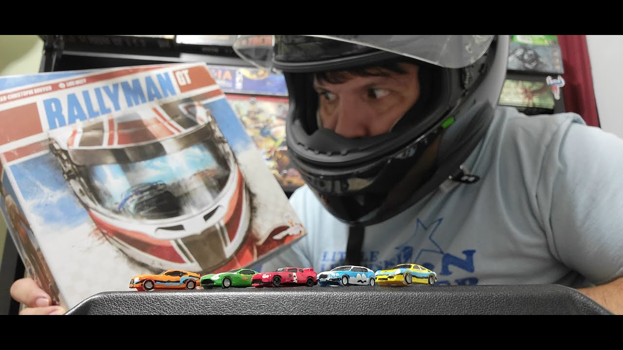 Let's play RALLYMAN GT!!! board game solo vs A.I.