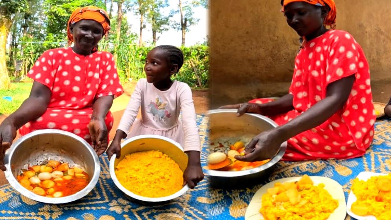 Peaceful African Village Day🌿 Cooking Authentic Swahili Biryani||Traditional Cooking