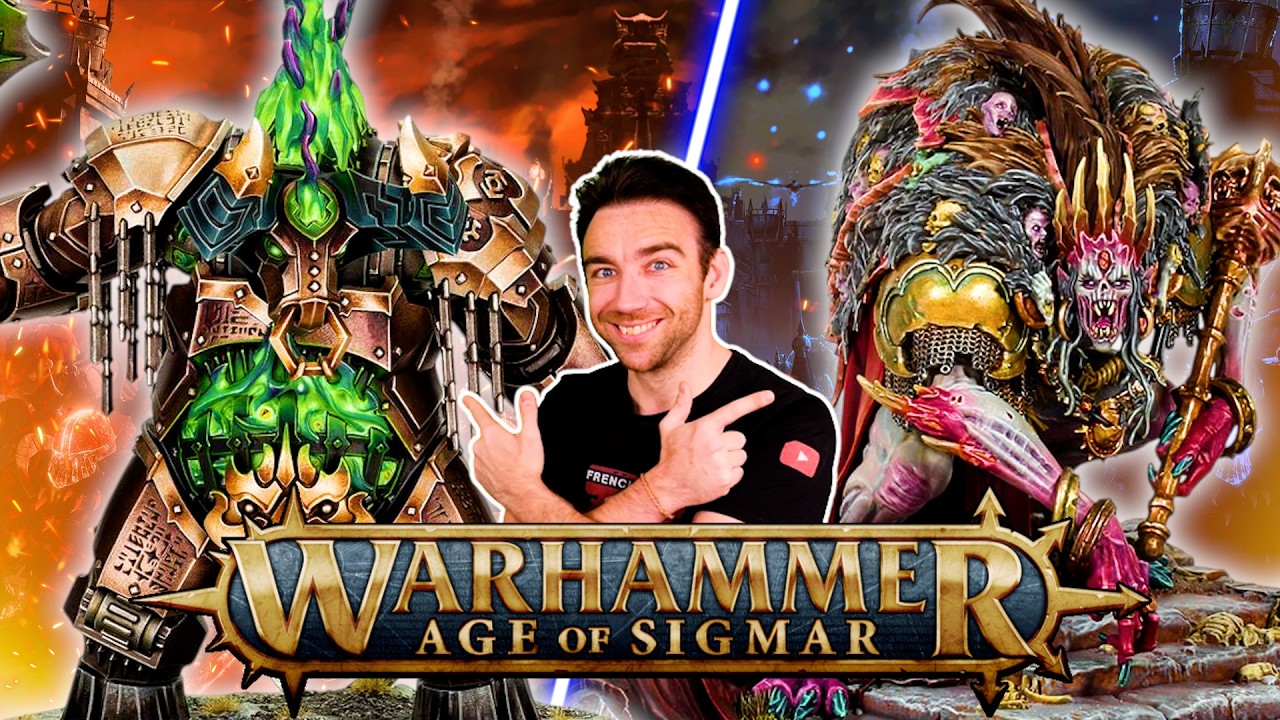 Warhammer AOS - NOUVEAU NAINS DU CHAOS VS Flesh Eaters Court (Ft. @TheSquigHerd )
