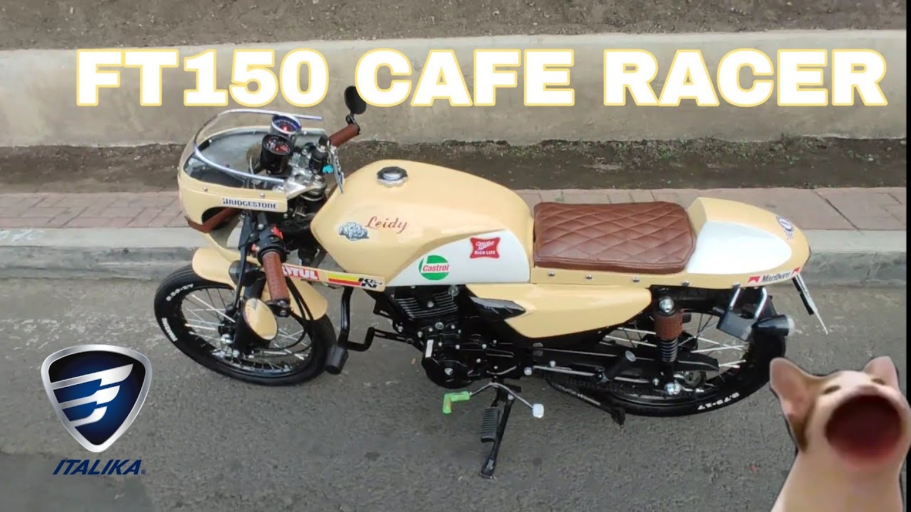 FT 150 CAFE RACER| PROYECTO CUSTOM|BIKER VINTAGE|ESTILO DE CARRERAS