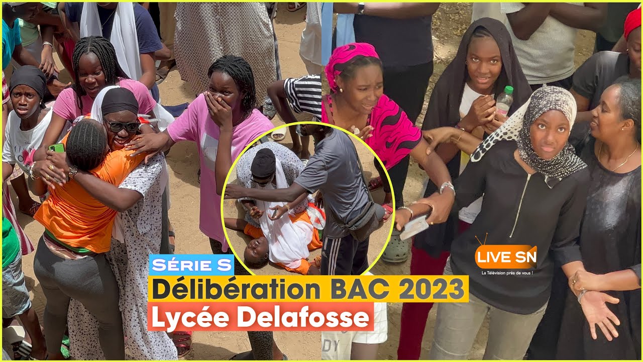DÉLIBÉRATION BAC 2023 | SÉRIE S | LYCÉE MAURICE DELAFOSSE | Live Sn