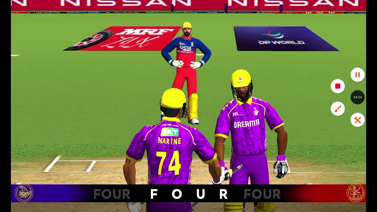 rcb vs kkr match in gc5 4.2 full version first gameplay of gc5 4.2#gamechanger5
