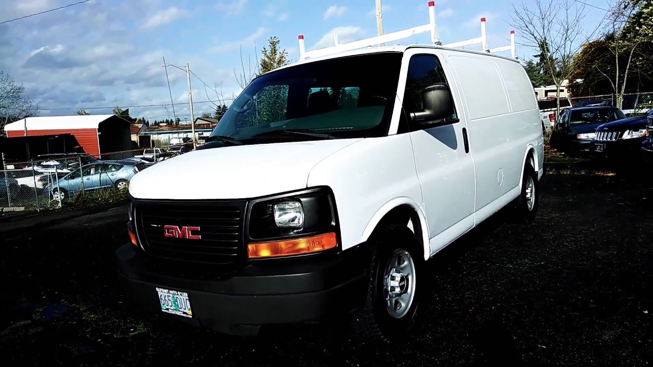 2008 GMC SAVANNA 1500 CARGO WORK VAN