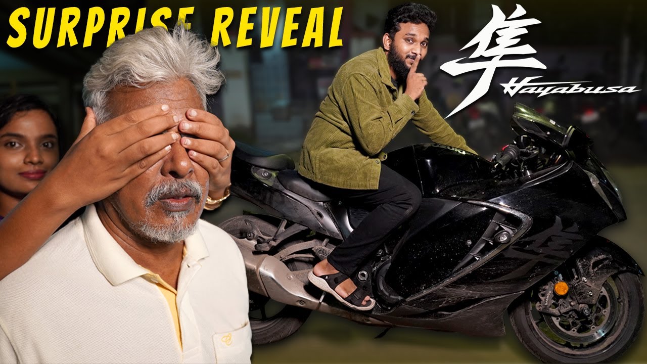 HAYABUSA REVEAL TO DAD 🔥❤️| Balaji B'day Celebration Vlog 🥳