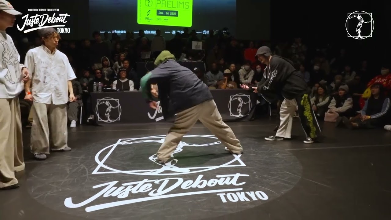 【JUSTE DEBOUT TOKYO 2025】HIPHOP TOP8 Yass &Yusei VS SEIYA + THE D SoraKi