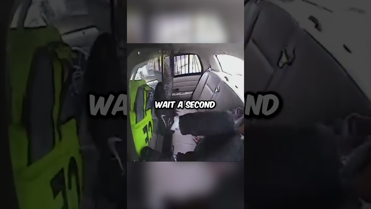 Police Car Crash Sends Prisoner Flying!