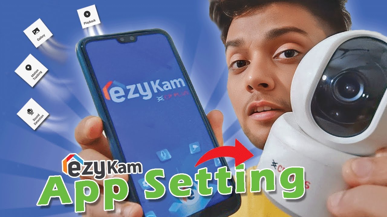 CP-Plus camera app settings | EzyKam E35A | #cpplus  #cctv  #ezykam #ezyKamApp