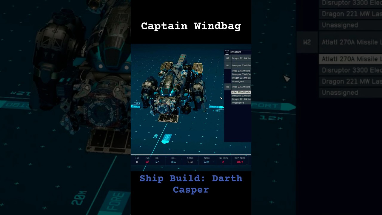 Starfield Ships: Darth Casper! | #starfield #starfieldships #starfieldshorts