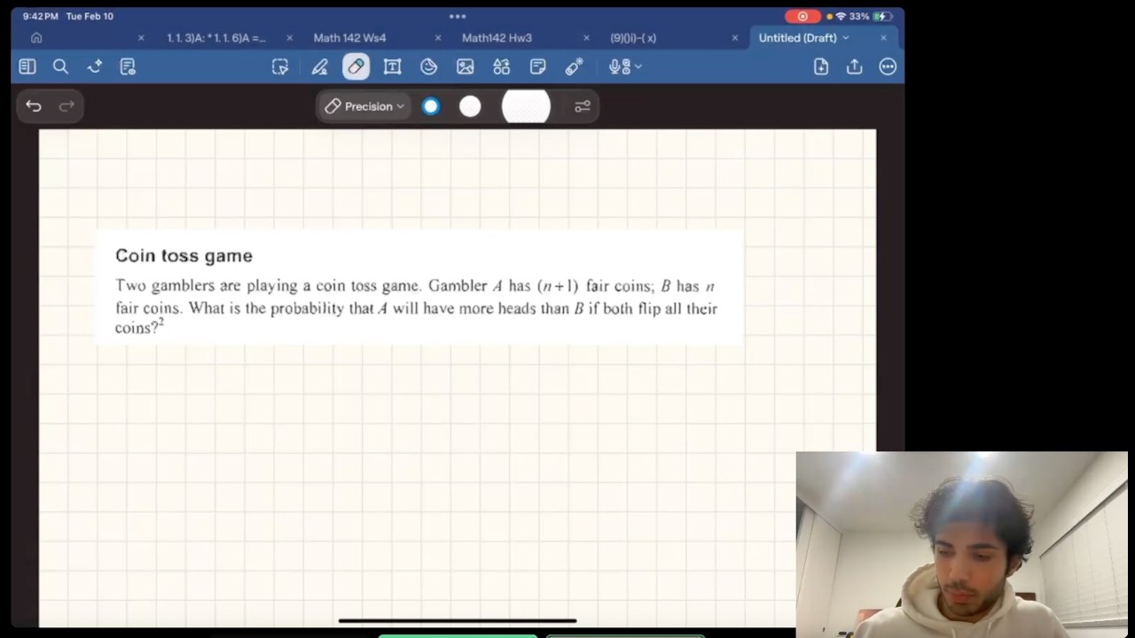 Coin Toss Game | Explaining Greenbook Probability Problems