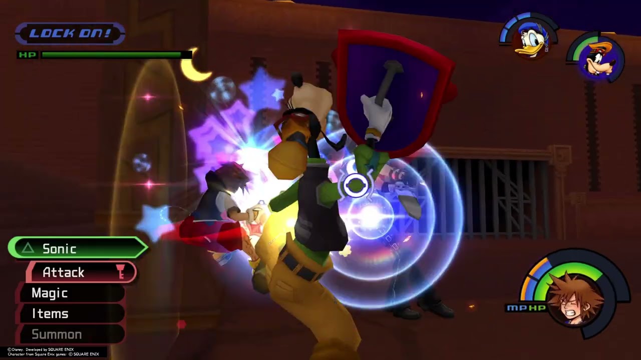 KINGDOM HEARTS vs leon and yuffie