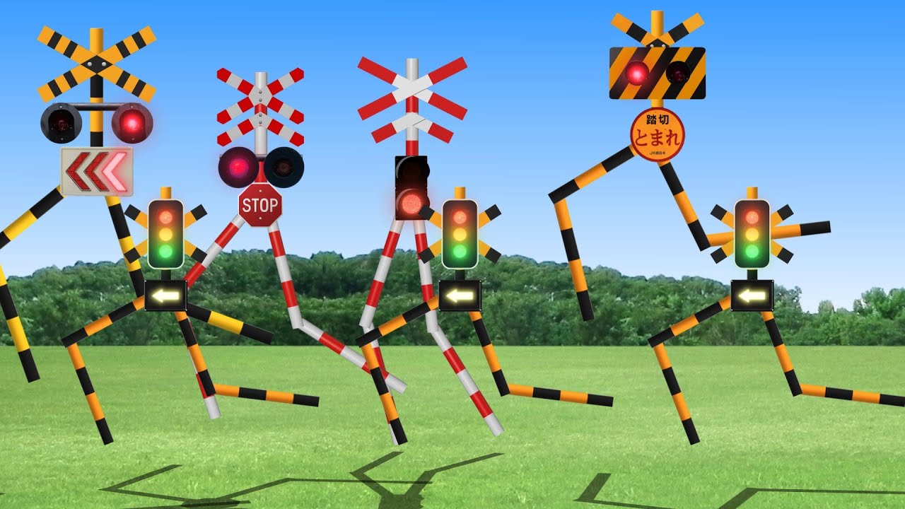 踏切カンカンが陽気にスキップしながら仲間を増やしていく