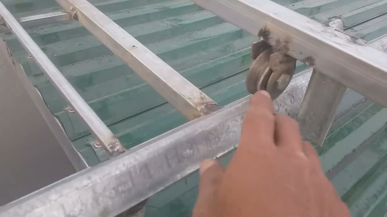 hướng dẫn cách làm mái trượt lấy gió áng sang giếng trời