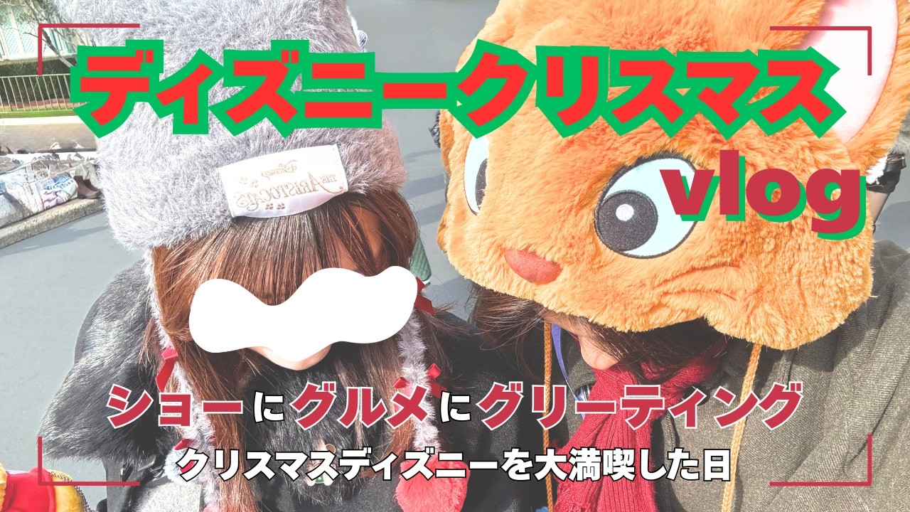 【もう一度クリスマス気分に！】ディズニー詳しくないカップルと行くクリスマスディズニーランドVlog前編