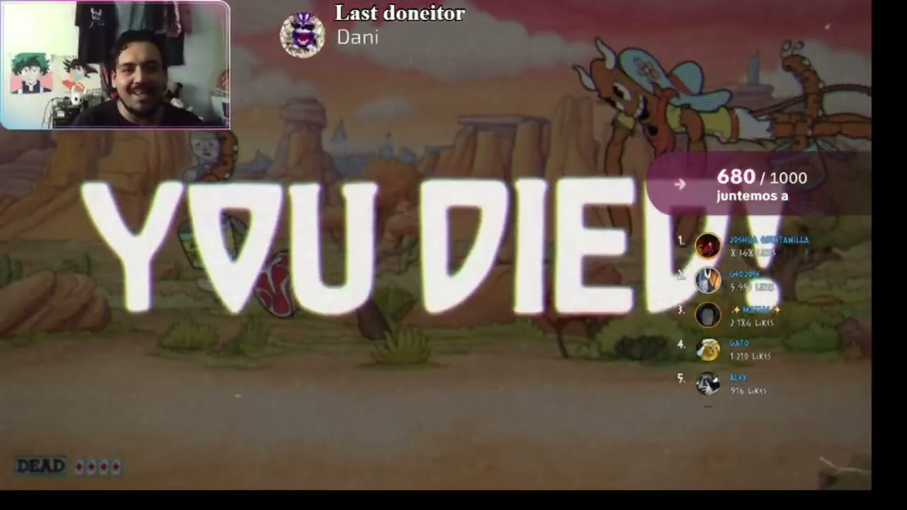 CUPHEAD arrasando a la vaquita en realidad me la metio hasta donde pudo