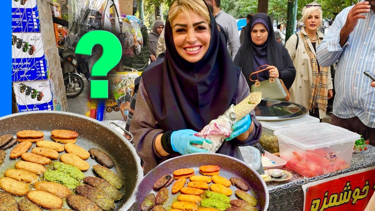 Iran’s Street Food Queen — Handmade Sandwiches Deep in Tehran Bazaar