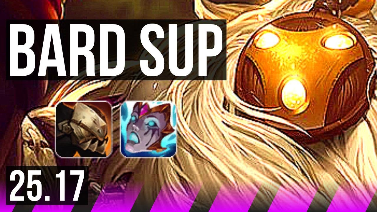 BARD & Corki vs SORAKA & Ezreal (SUP) | NA Master | 25.17